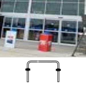 Door Guide Rail w Roller Wheels