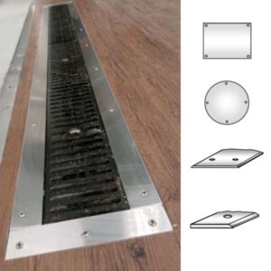 Square Flush Floor Plate - 14x14